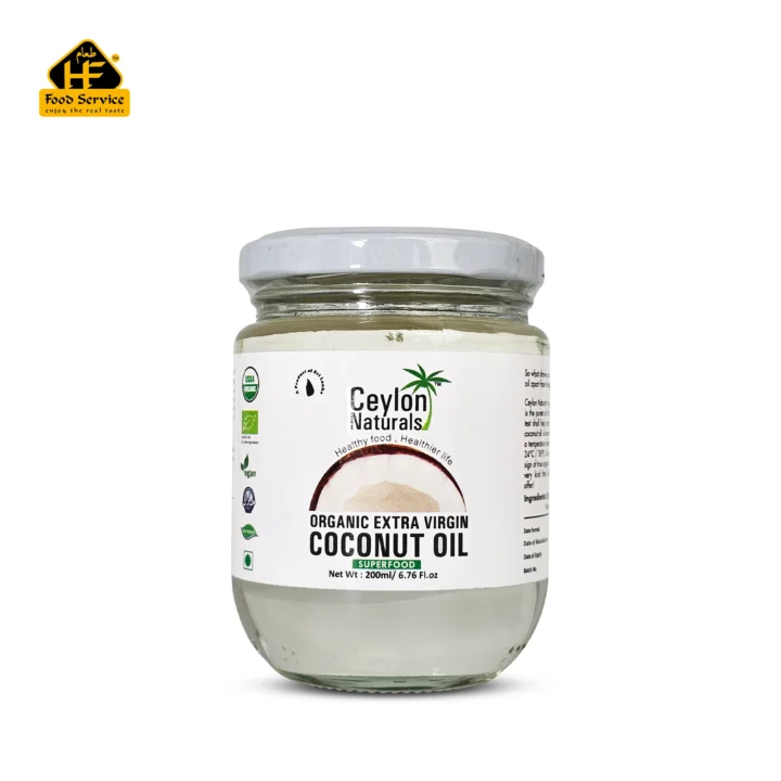 Organic Coconut Oil Extra Virgin - ২০০-মিলি