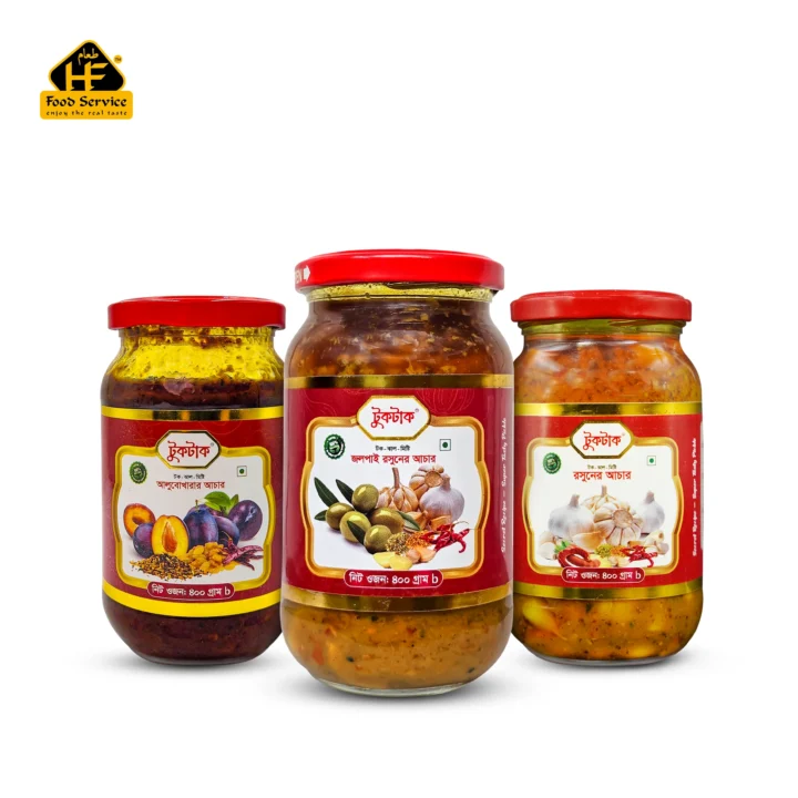 আচার কম্বো - জলপাই রসুন | Pickle Combo-Olive Garlic - ১২০০ গ্রাম
